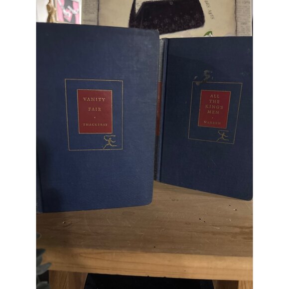 Vintage Modern Library Books: "Vanity Fair -All The Kings Men" Thackeray Warren - Picture 2 of 15